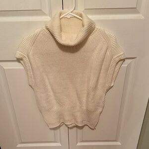 Elegant White Turtleneck Sweater